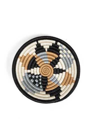 Diversiform Gray Woven Bowls